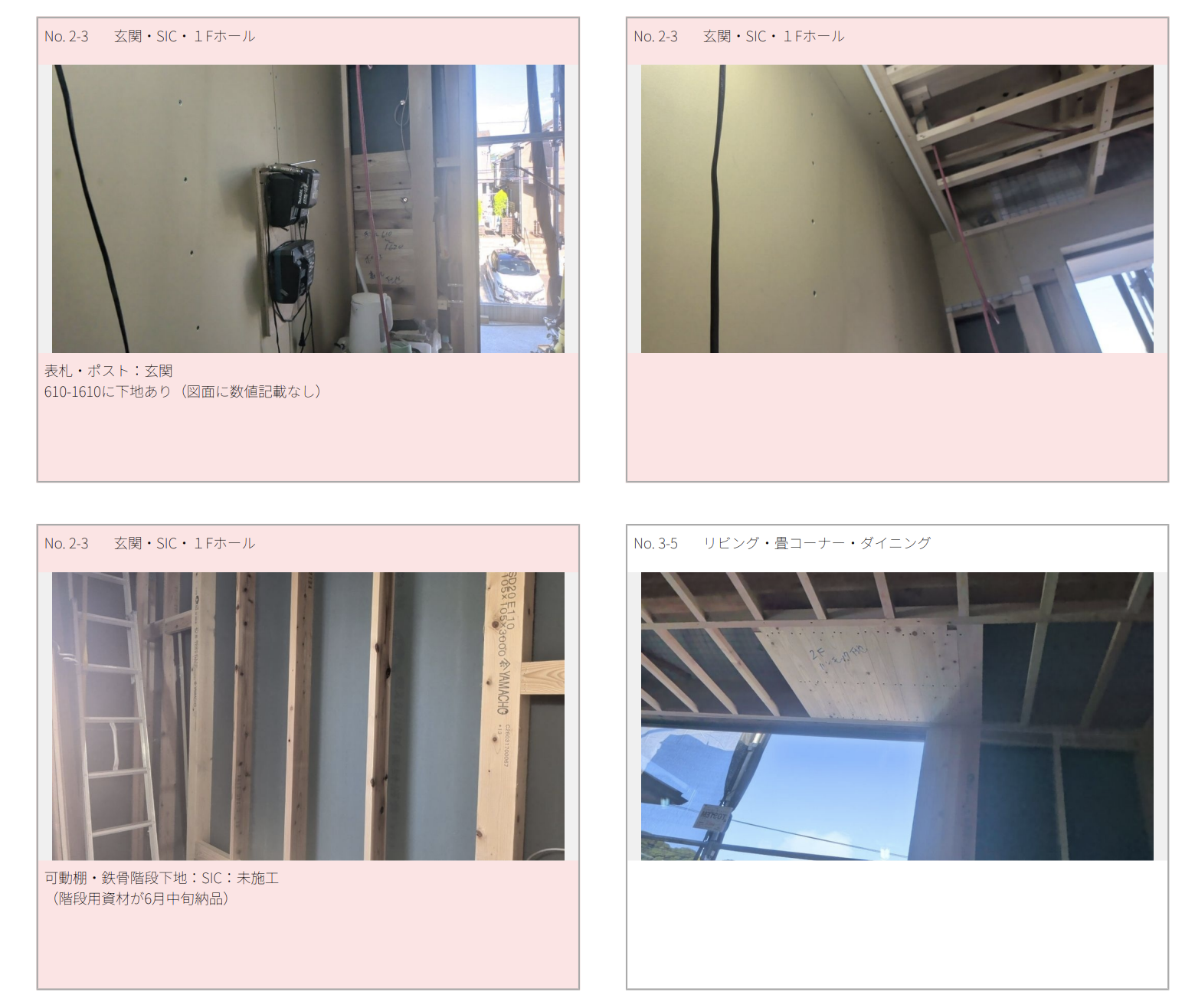 是正の記録が写真つきで残っている報告書